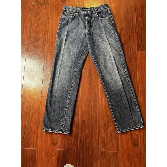 Calvin Klein Women's Jeans Size 32in (M) Straight Legs Mid Rise Medium Wash Blue - Picture 1 of 8